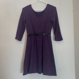 Lily Rose Dress with Black Belt Size Medium